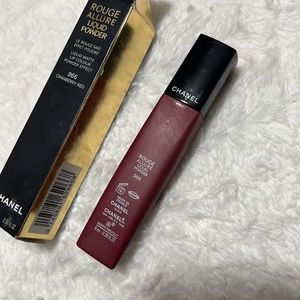Chanel Rouge Allure liquid Powder lipstick color 966 cranberry red